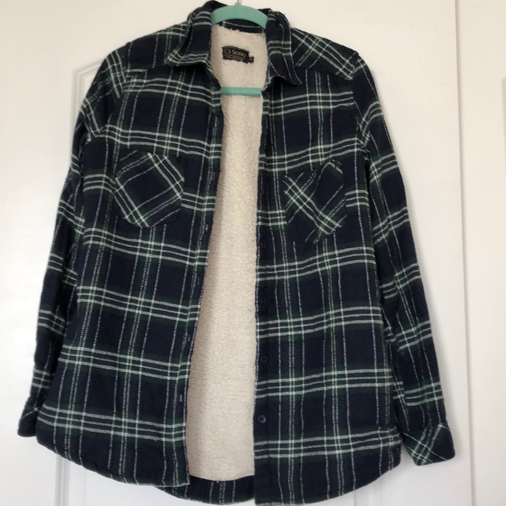Boutique flannel with Sherpa lining
